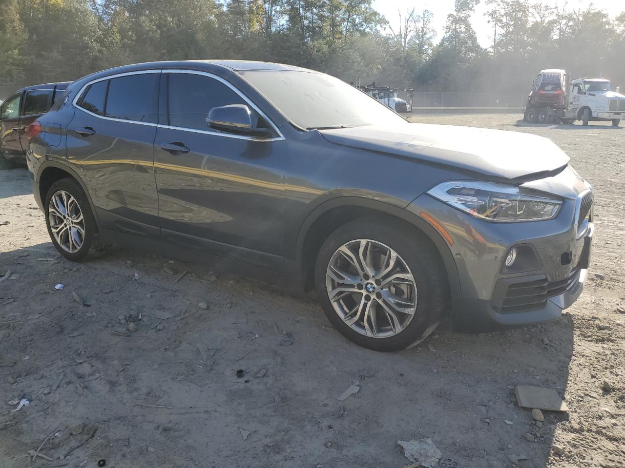2018 BMW X2 VIN WBXYJ5C30JEF80847 Copart auction photo, front end damage thumbnail 4