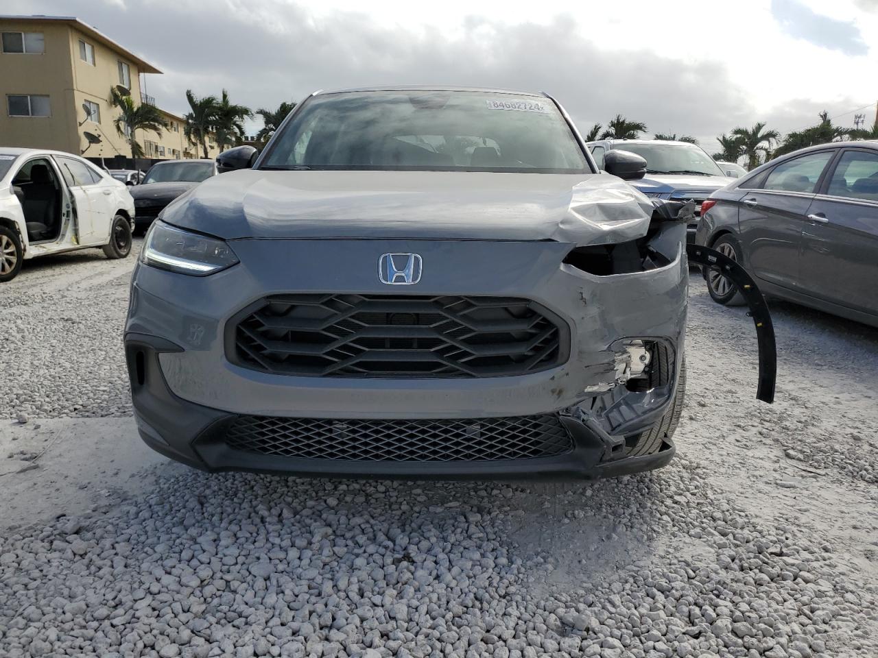 2024 Honda HR-V VIN 3CZRZ1H53RM749110 Copart auction photo, front end damage thumbnail 5
