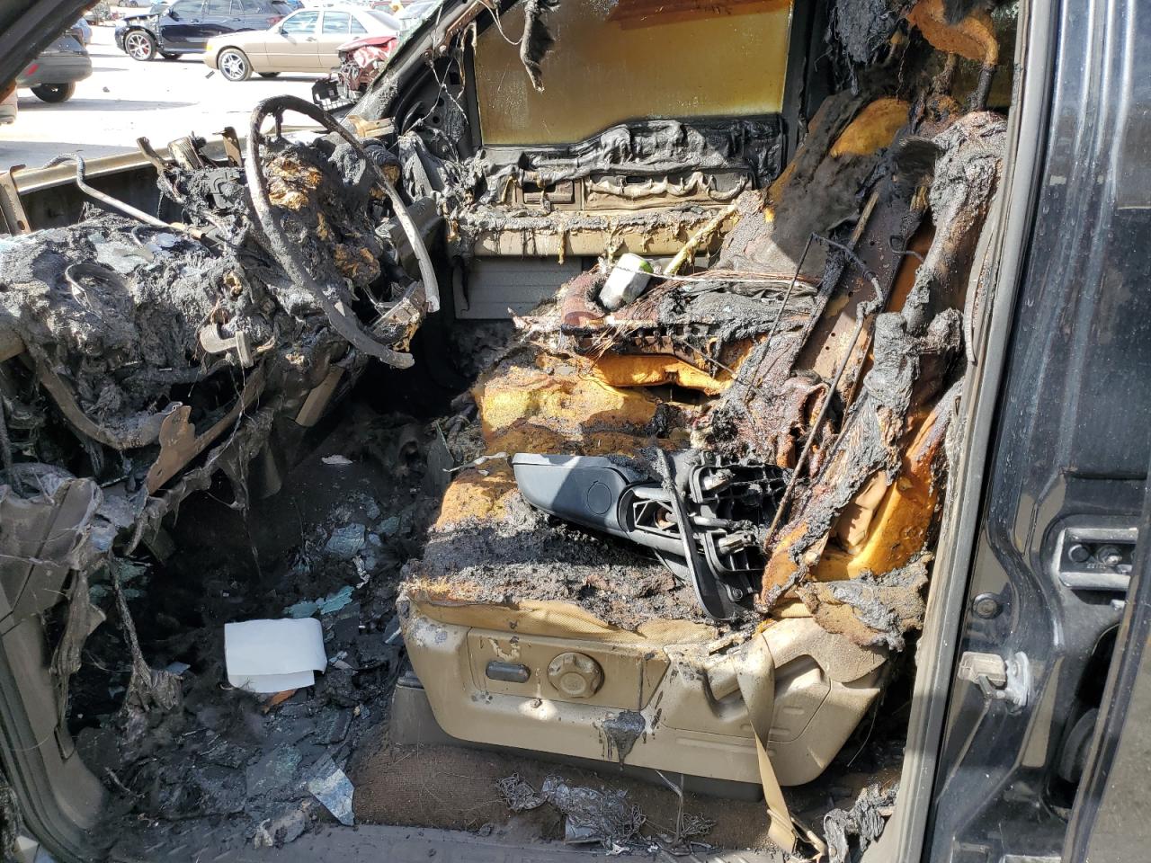 2010 Ford F-150 VIN 1FTFW1EVXAFD76240 Copart auction photo, burn damage thumbnail 7