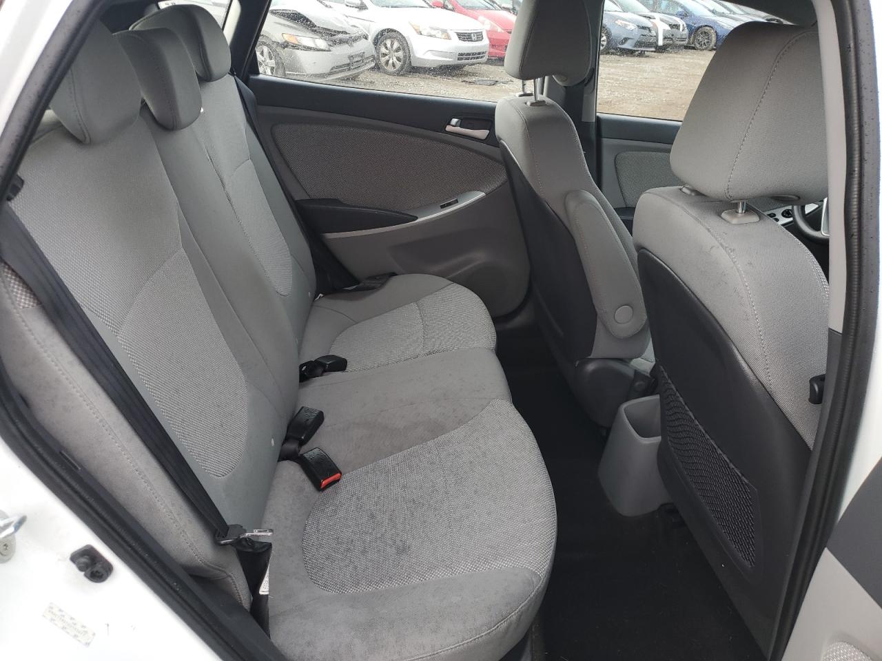 2014 Hyundai Accent VIN KMHCT5AE1EU195677 Copart auction photo, rear end damage thumbnail 11