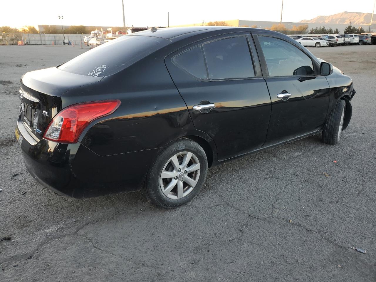 2012 Nissan Versa VIN 3N1CN7AP0CL836792 Copart auction photo, front end damage thumbnail 3