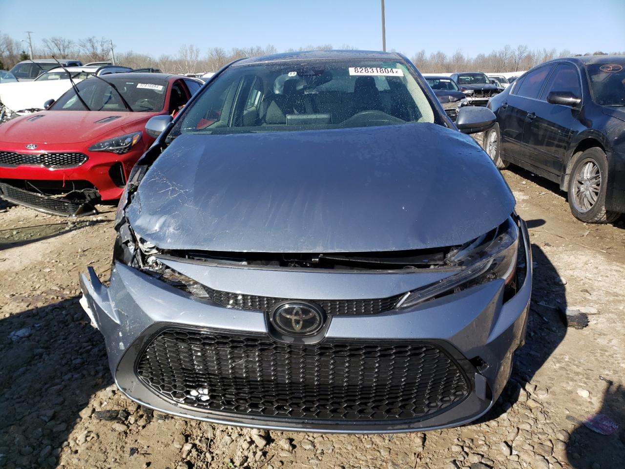 2020 Toyota Corolla VIN JTDEPRAE5LJ065876 Copart auction photo, front end / side damage thumbnail 5