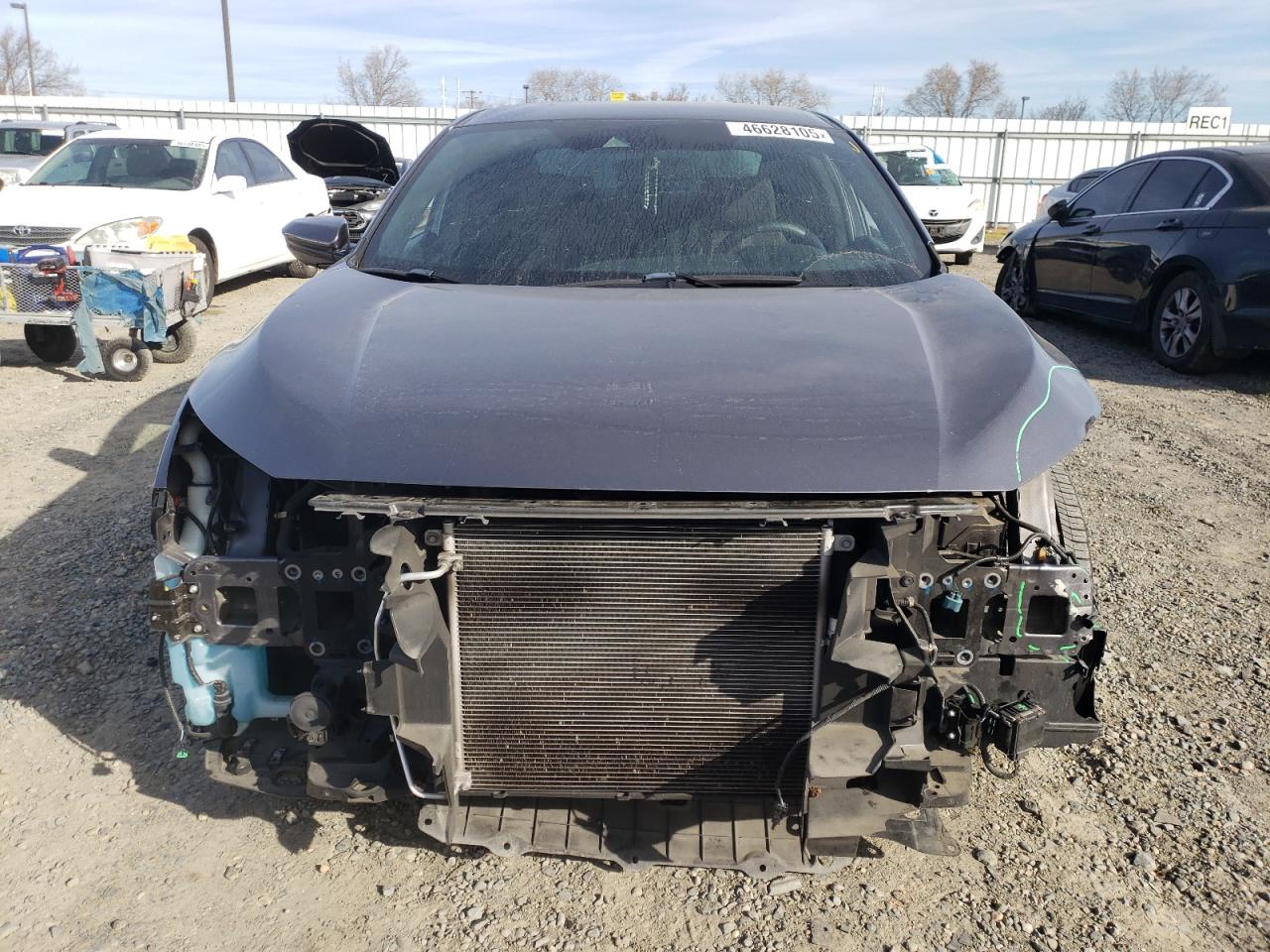 2019 Honda Civic VIN 19XFC2F85KE207262 Copart auction photo, front end damage thumbnail 5