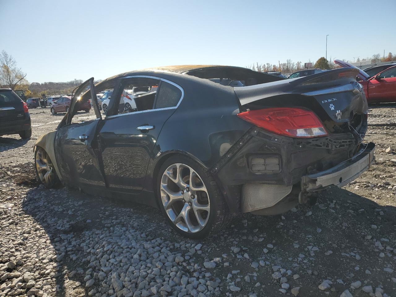 2012 Buick Regal VIN 2G4GV5GV6C9190584 Copart auction photo, burn / burn - interior damage thumbnail 2