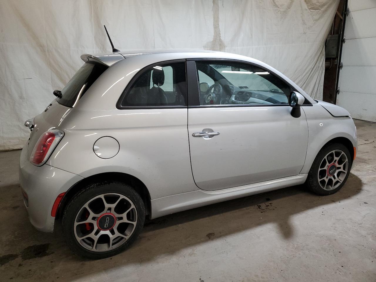 2013 Fiat 500 VIN 3C3CFFBR6DT697570 Copart auction photo, front end damage thumbnail 3