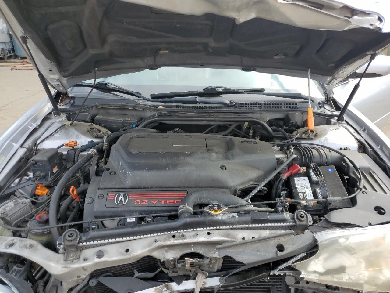 2001 Acura CL VIN 19UYA42731A006454 Copart auction photo, front end / side damage thumbnail 13