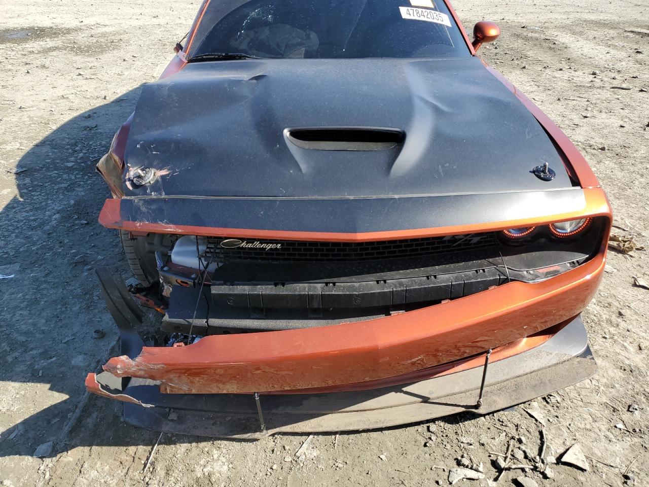 2021 Dodge Challenger VIN 2C3CDZFJ9MH614993 Copart auction photo, front end / side damage thumbnail 12