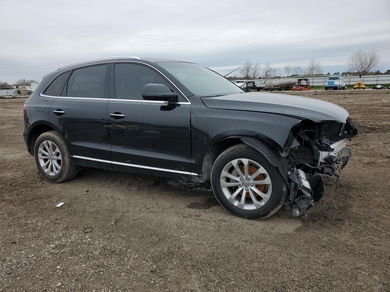 2016 Audi Q5 VIN WA1C2AFP8GA008346 Copart auction photo, undercarriage / front end damage thumbnail 4