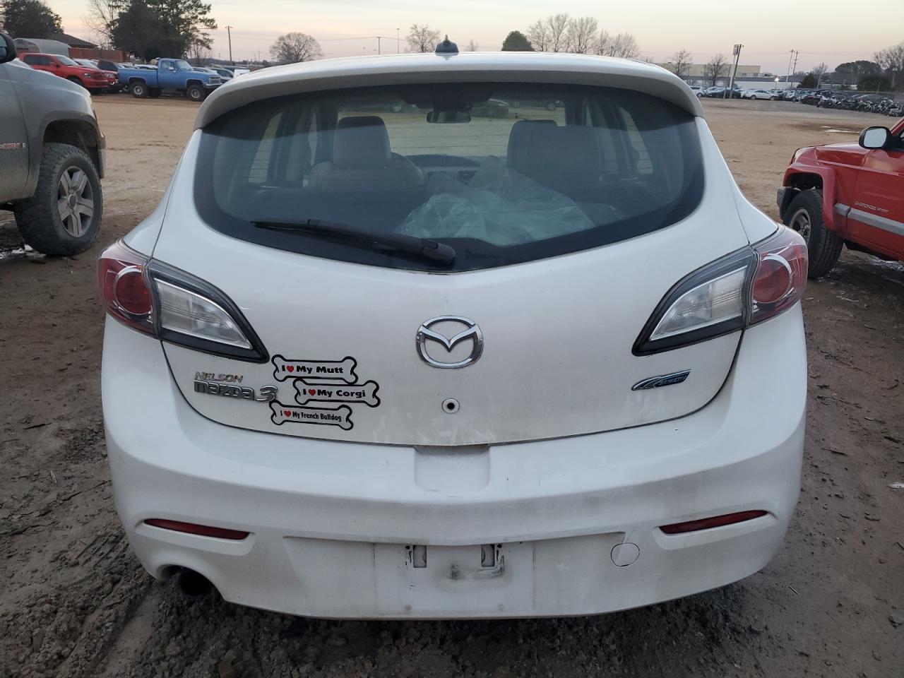 2012 Mazda 3 VIN JM1BL1M76C1534101 Copart auction photo, front end damage thumbnail 6