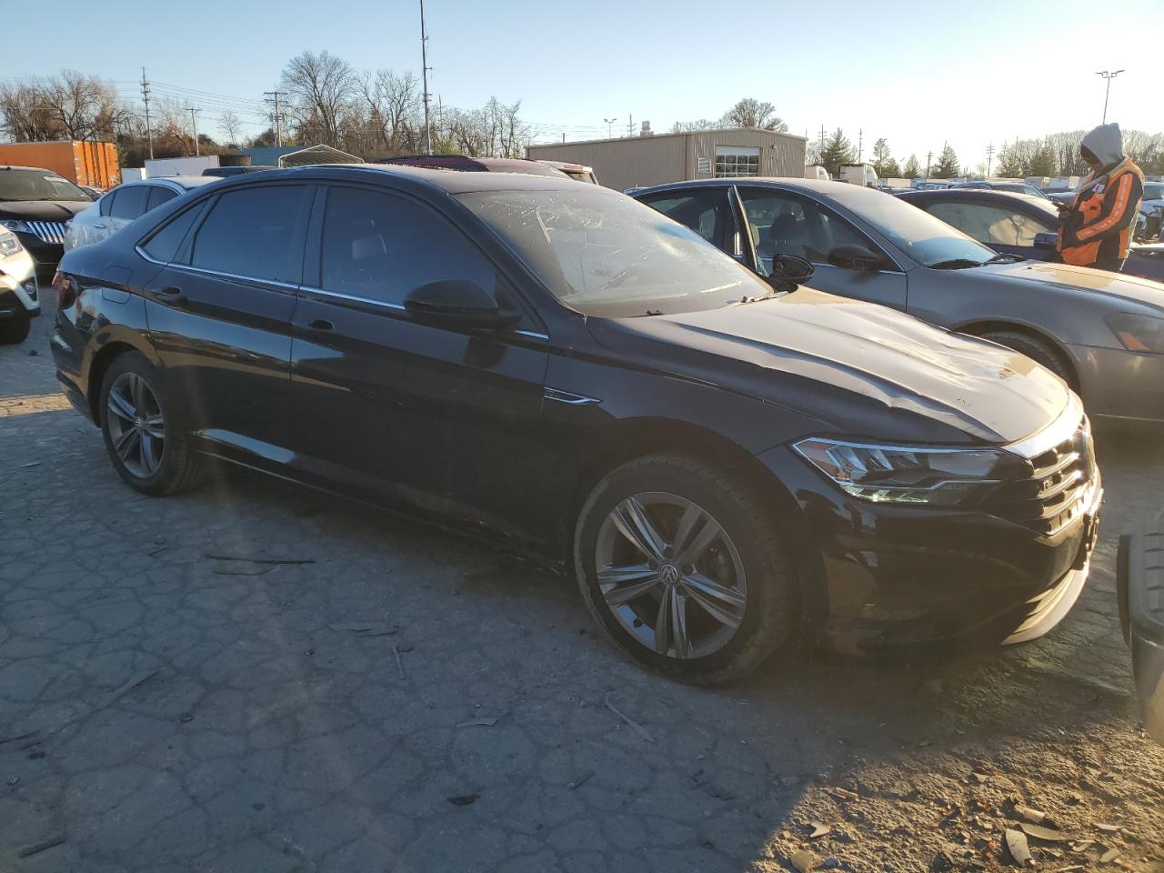 2020 Volkswagen Jetta VIN 3VWN57BU7LM073994 Copart auction photo, rollover damage thumbnail 4