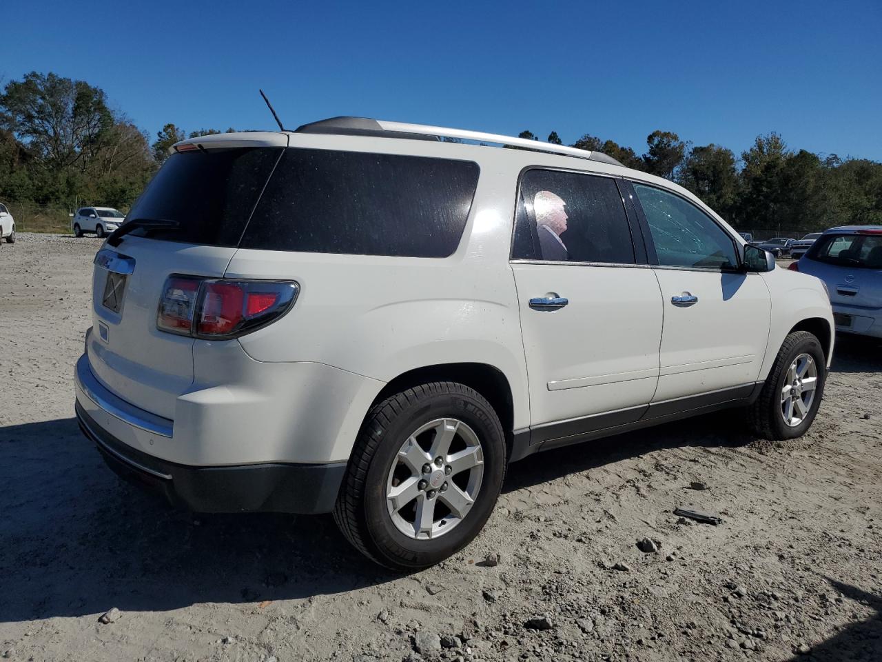2014 GMC Acadia VIN 1GKKRPKD7EJ213220 Copart auction photo, top/roof damage thumbnail 3