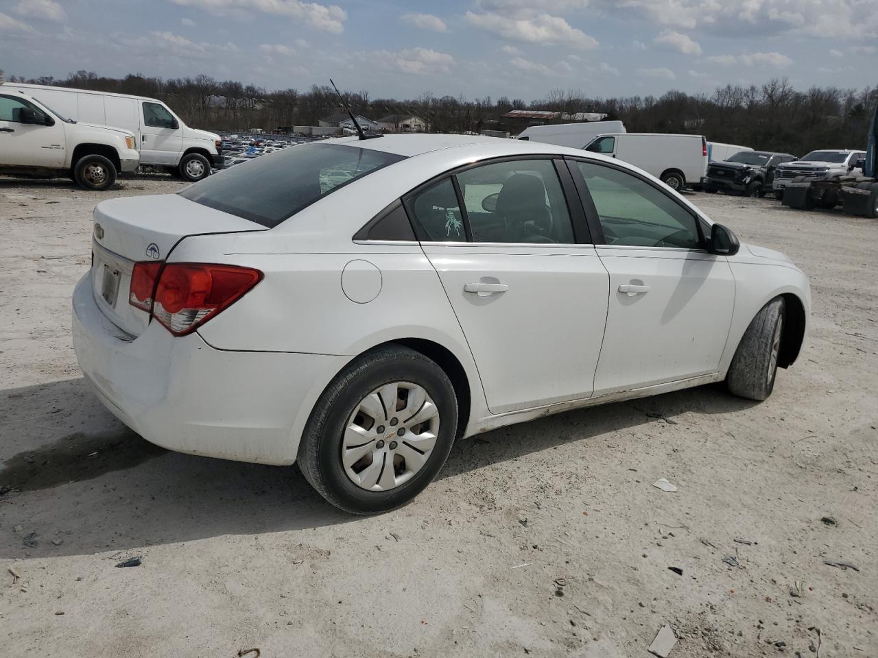 2012 Chevrolet Cruze VIN 1G1PC5SH3C7192007 Copart auction photo, front end / rear end damage thumbnail 3