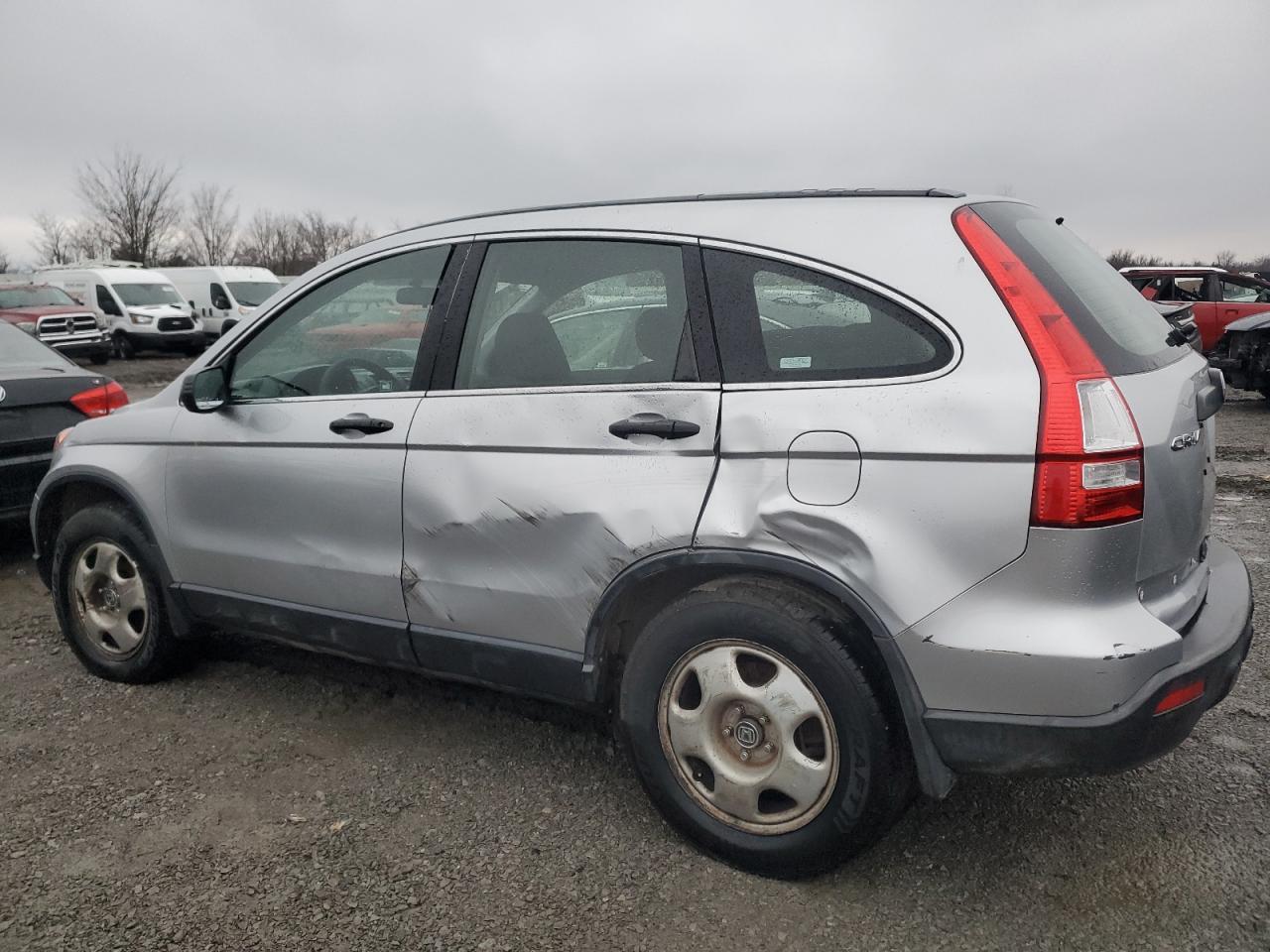 2009 Honda CR-V VIN JHLRE48339C016643 Copart auction photo, side damage thumbnail 2