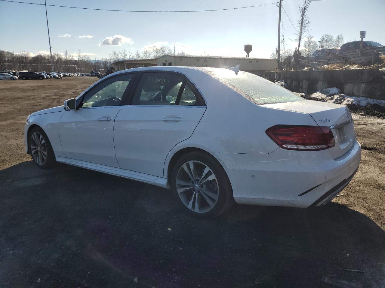 2014 Mercedes-Benz E-klasse VIN WDDHF8JB1EA876390 Copart auction photo, front end / side damage thumbnail 2