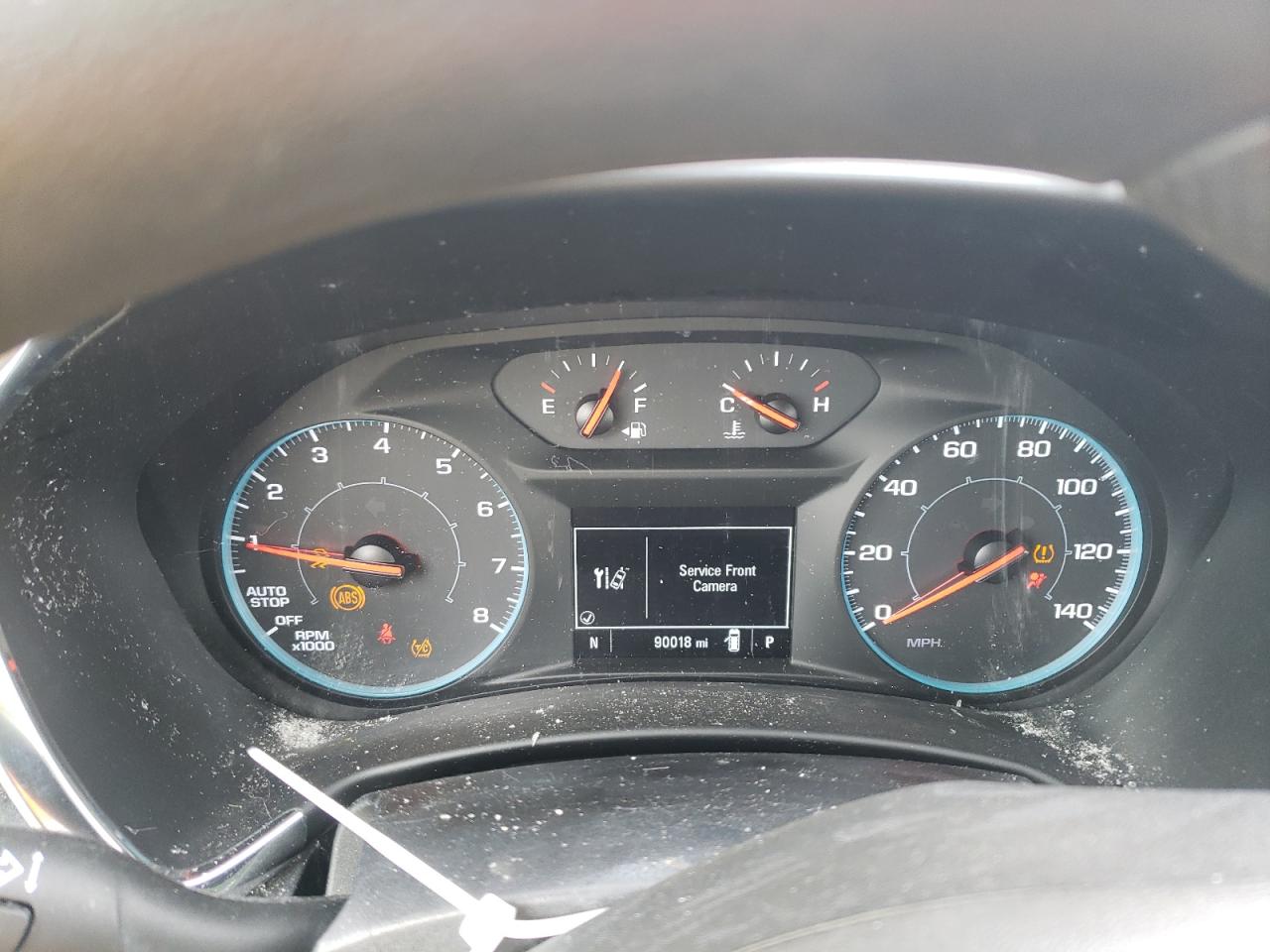 2020 Chevrolet Equinox VIN 2GNAXFEV5L6204156 Copart auction photo, front end / side damage thumbnail 9