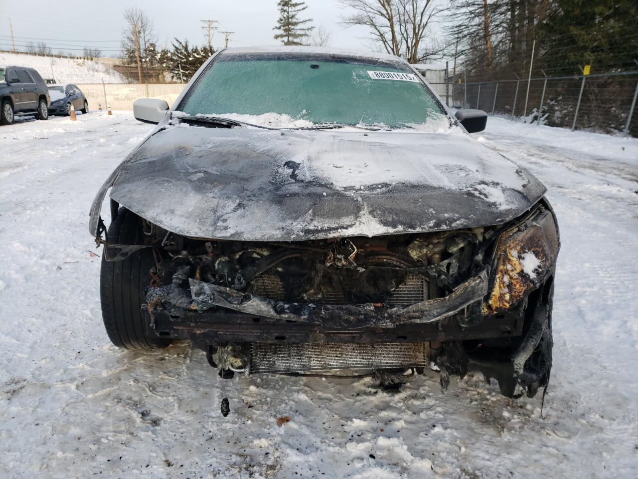 2012 Ford Fusion VIN 3FAHP0HA0CR361377 Copart auction photo, burn damage thumbnail 5