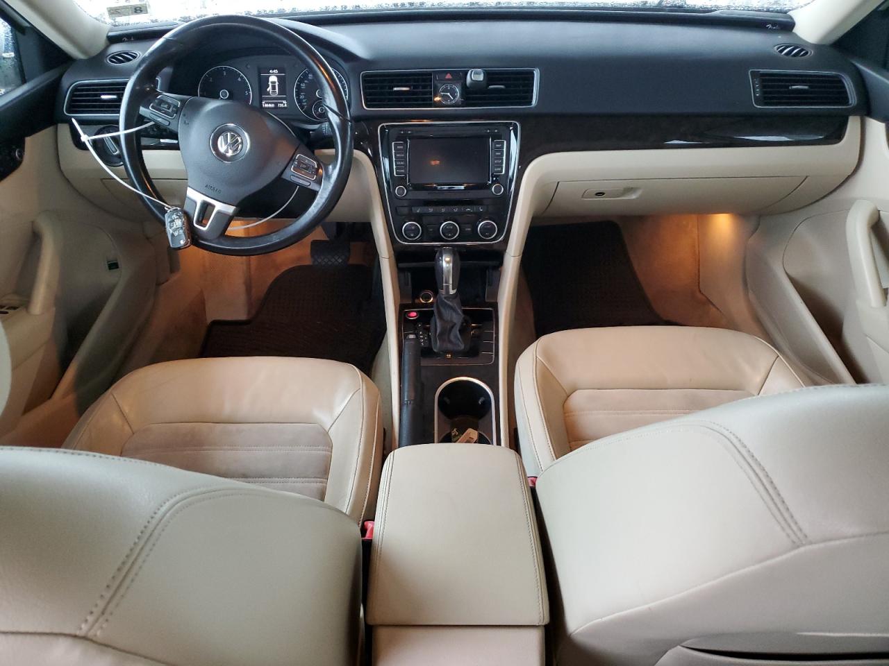 2014 Volkswagen Passat VIN 1VWCN7A37EC022127 Copart auction photo, undercarriage damage thumbnail 8