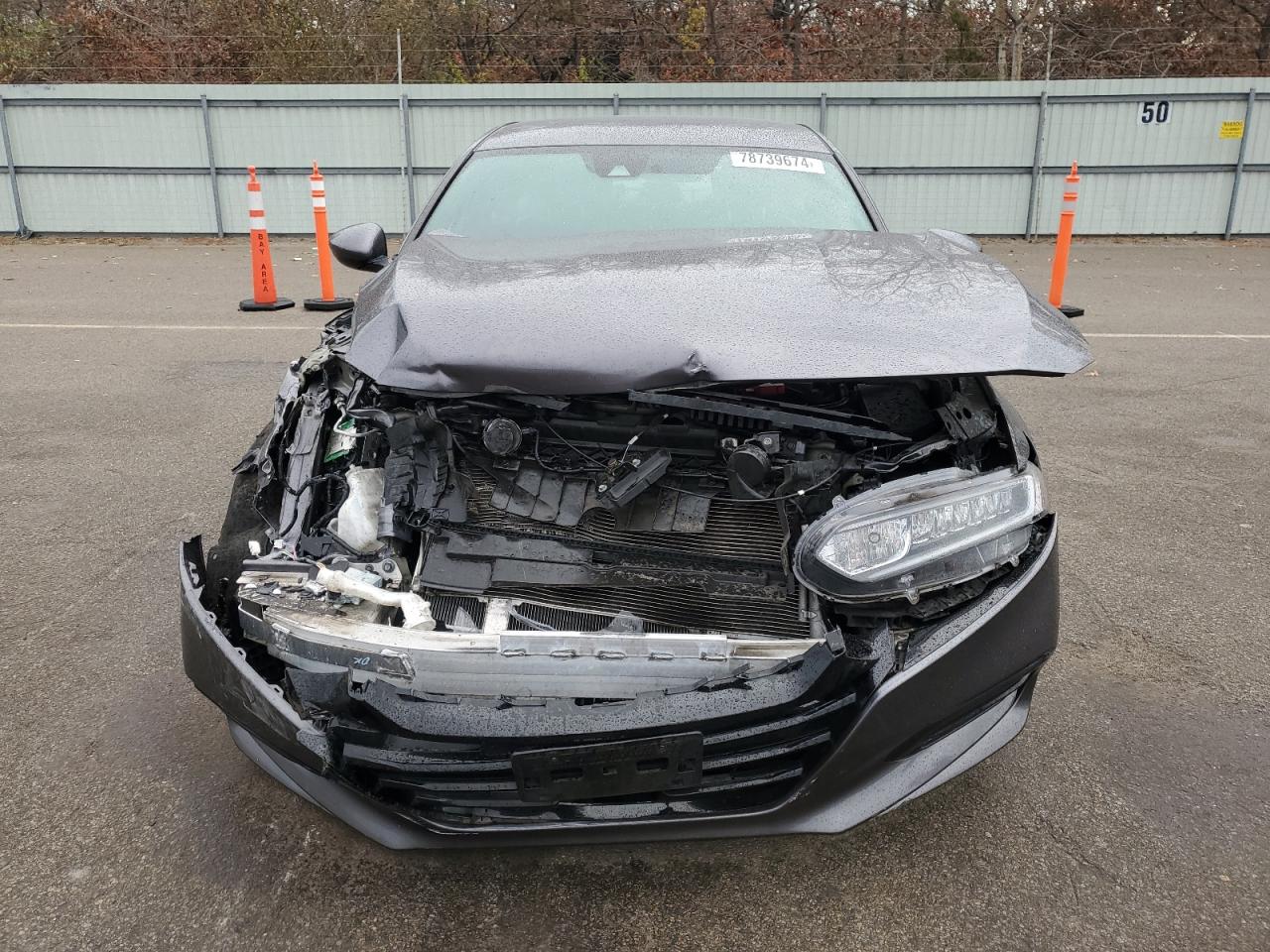 2019 Honda Accord VIN 1HGCV1F39KA069290 Copart auction photo, rear end / front end damage thumbnail 5