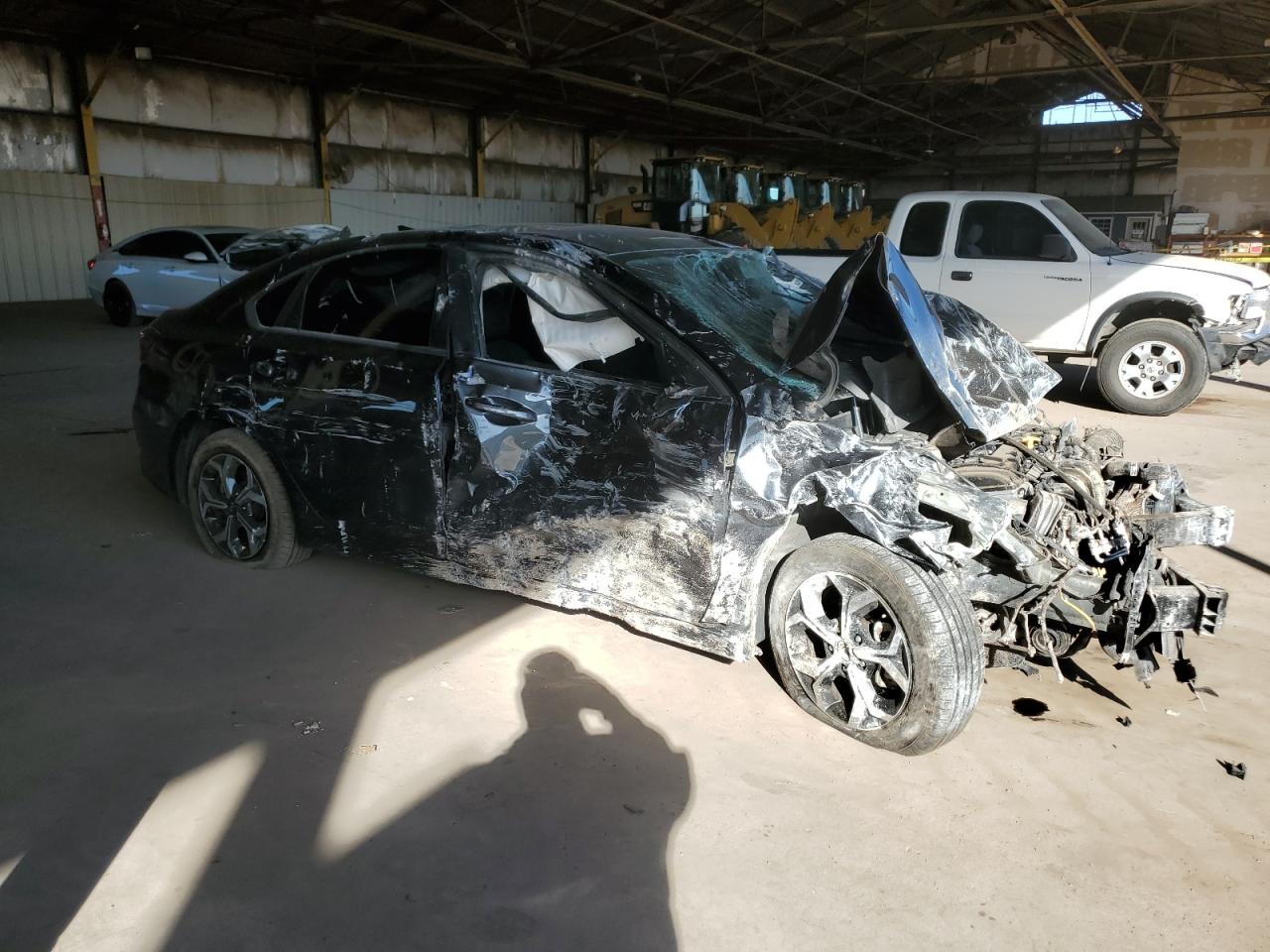 2021 KIA Forte VIN 3KPF24AD9ME386900 Copart auction photo, all over / mechanical damage thumbnail 4