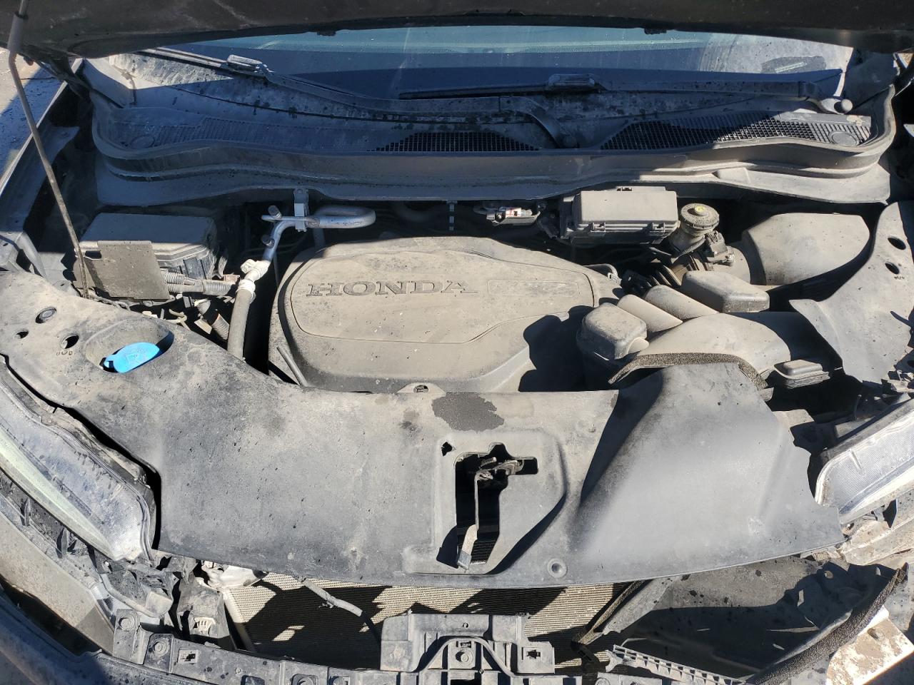 2021 Honda Passport VIN 5FNYF7H28MB012436 Copart auction photo, front end damage thumbnail 12