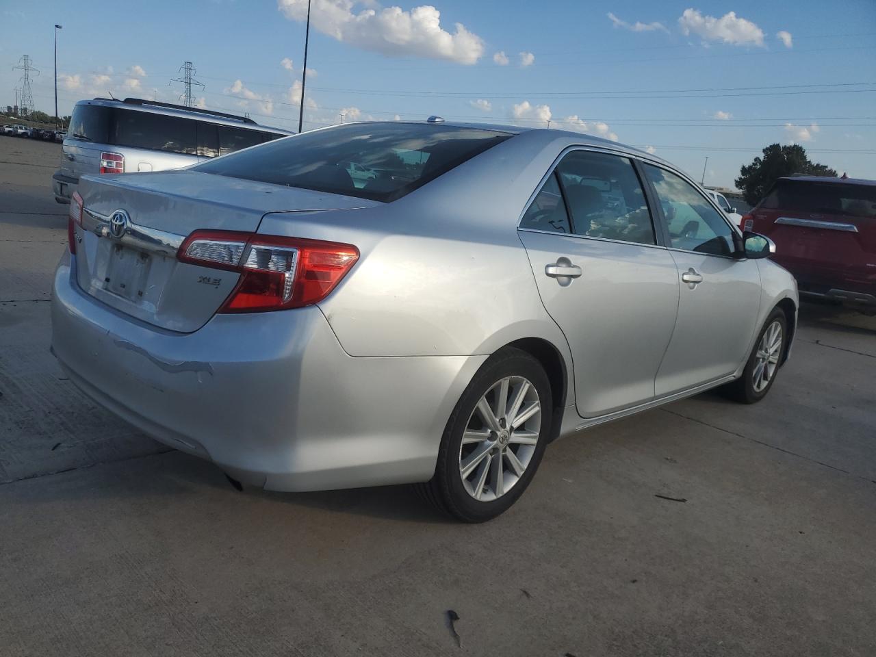 2012 Toyota Camry VIN 4T4BF1FK8CR244466 Copart auction photo, hail / minor dent/scratches damage thumbnail 3