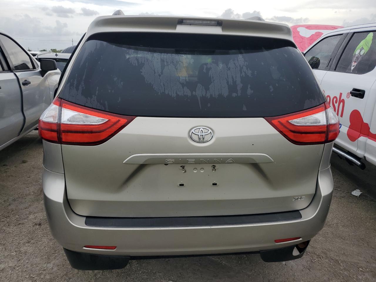 2015 Toyota Sienna VIN 5TDYK3DC0FS548234 Copart auction photo, water/flood damage thumbnail 6