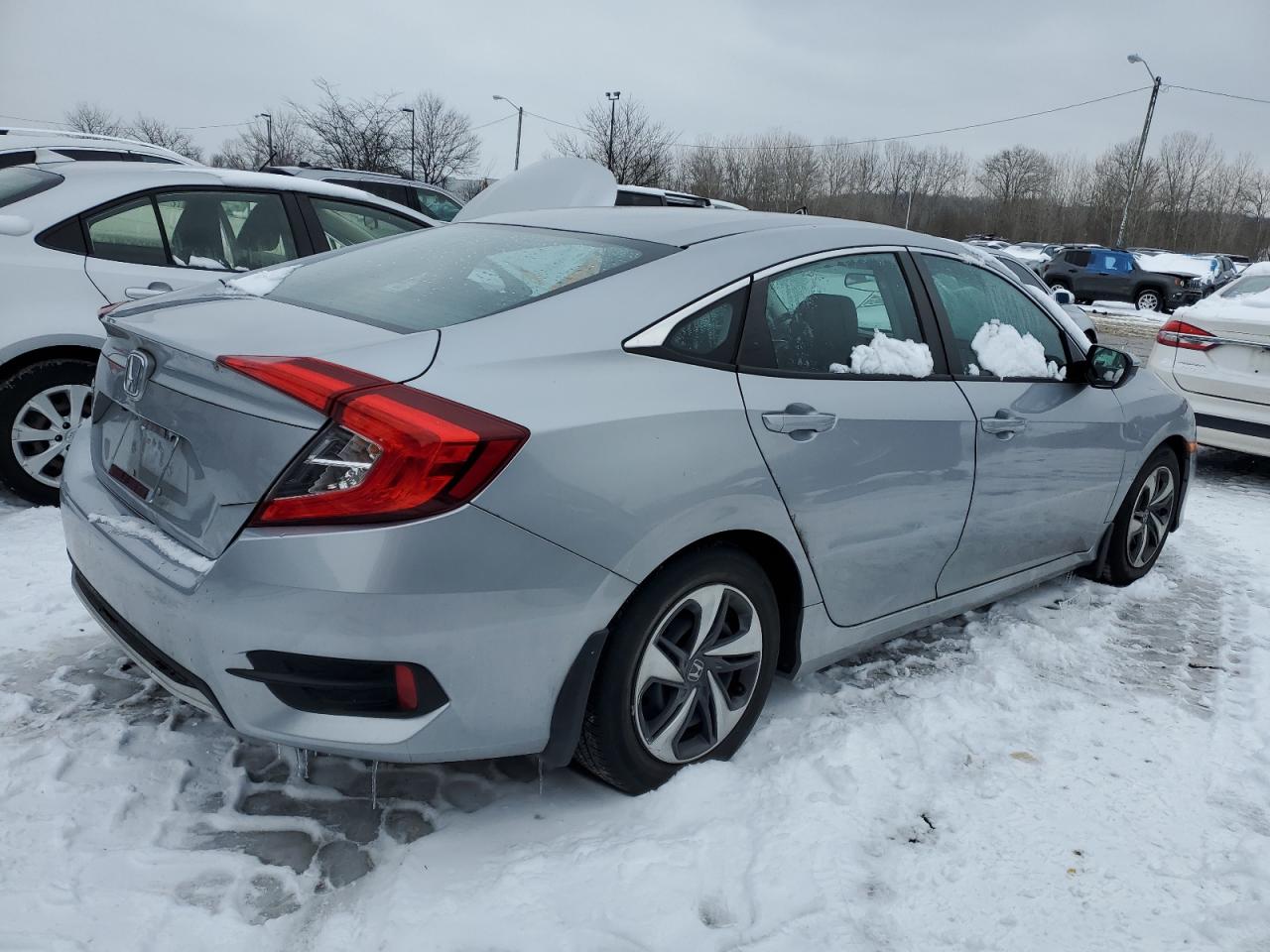 2021 Honda Civic VIN 2HGFC2F62MH558220 Copart auction photo, water/flood damage thumbnail 3