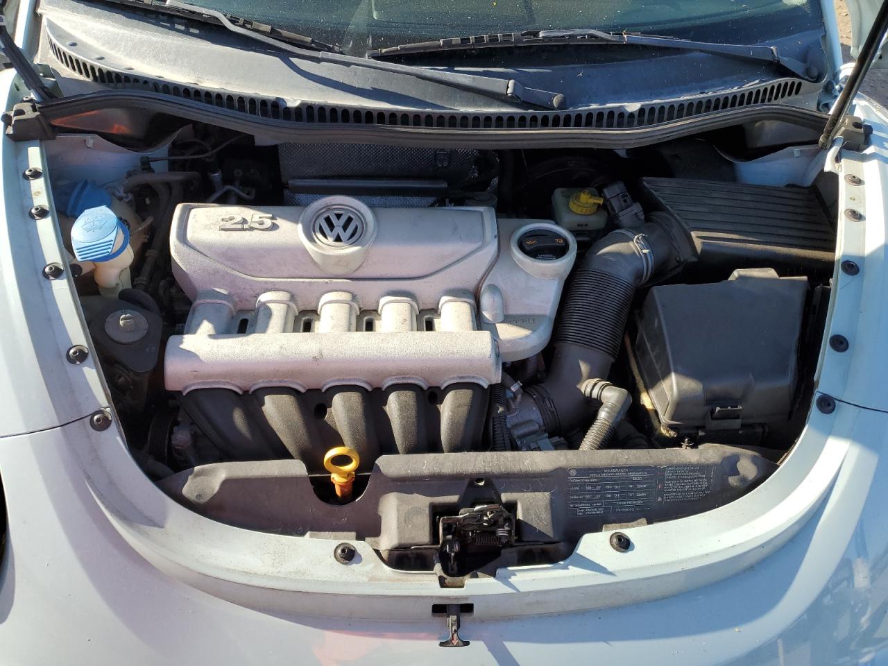 2010 Volkswagen Beetle VIN 3VWRG3AGXAM036824 Copart auction photo, undercarriage / front end damage thumbnail 11