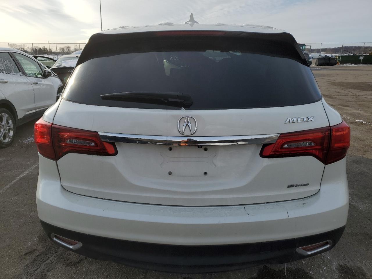 2016 Acura MDX VIN 5FRYD4H46GB050465 Copart auction photo, front end / mechanical damage thumbnail 6