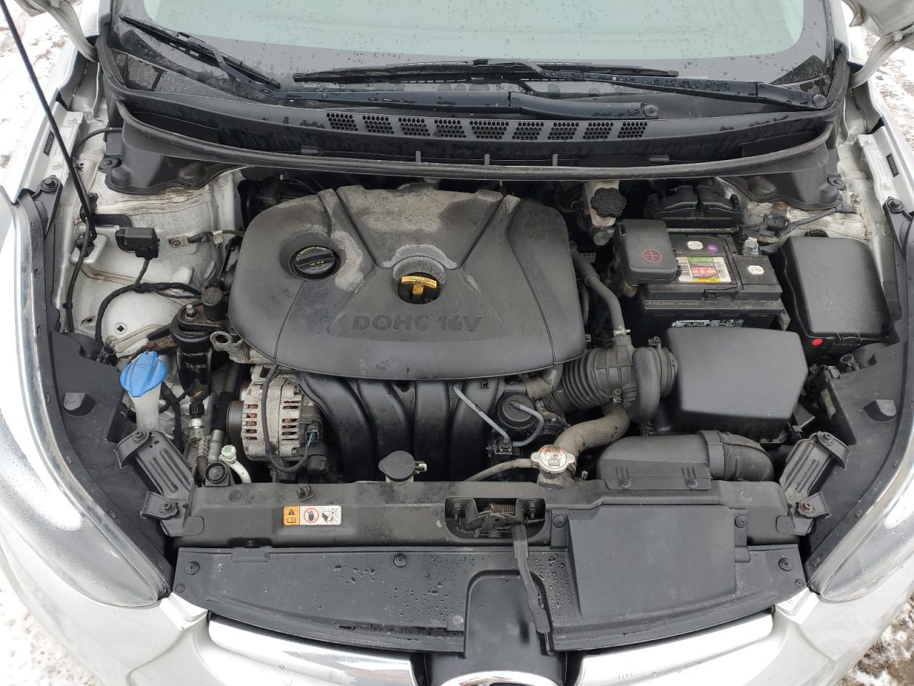 2016 Hyundai Elantra VIN 5NPDH4AEXGH720396 Copart auction photo, rear end damage thumbnail 11