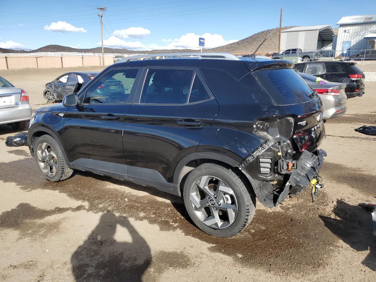 2024 Hyundai Venue VIN KMHRC8A3XRU302225 Copart auction photo, rear end damage thumbnail 2