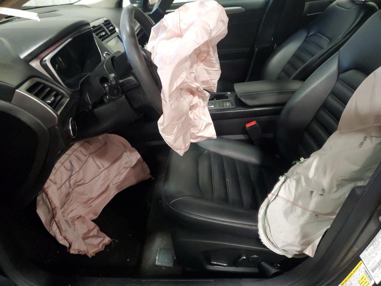 2019 Ford Fusion VIN 3FA6P0MU5KR192589 Copart auction photo, front end damage thumbnail 7