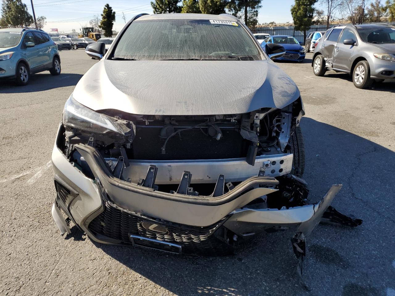 2024 Lexus NX VIN 2T2KGCEZ4RC038178 Copart auction photo, front end / undercarriage damage thumbnail 5