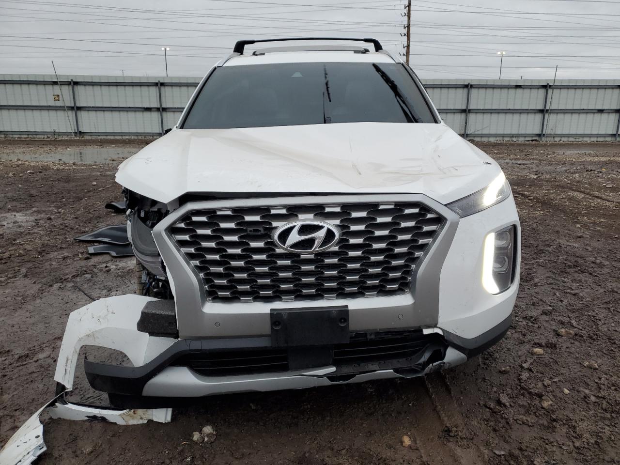 2021 Hyundai Palisade VIN KM8R4DHE8MU242418 Copart auction photo, front end / minor dent/scratches damage thumbnail 5