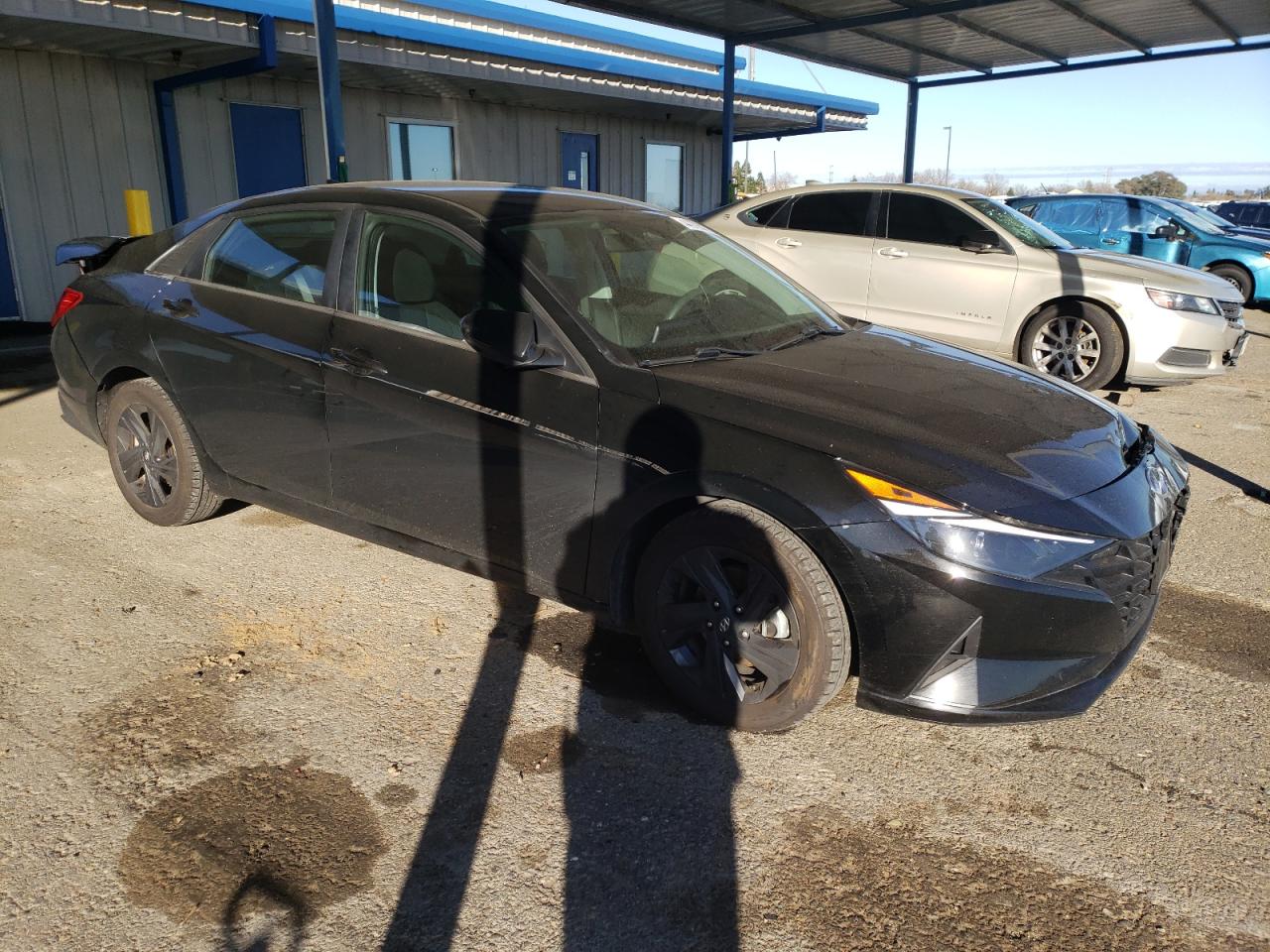 2021 Hyundai Elantra VIN 5NPLM4AG5MH034190 Copart auction photo, rear end / front end damage thumbnail 4