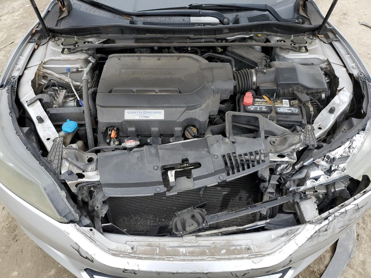 2014 Honda Accord VIN 1HGCR3F85EA038716 Copart auction photo, front end damage thumbnail 11