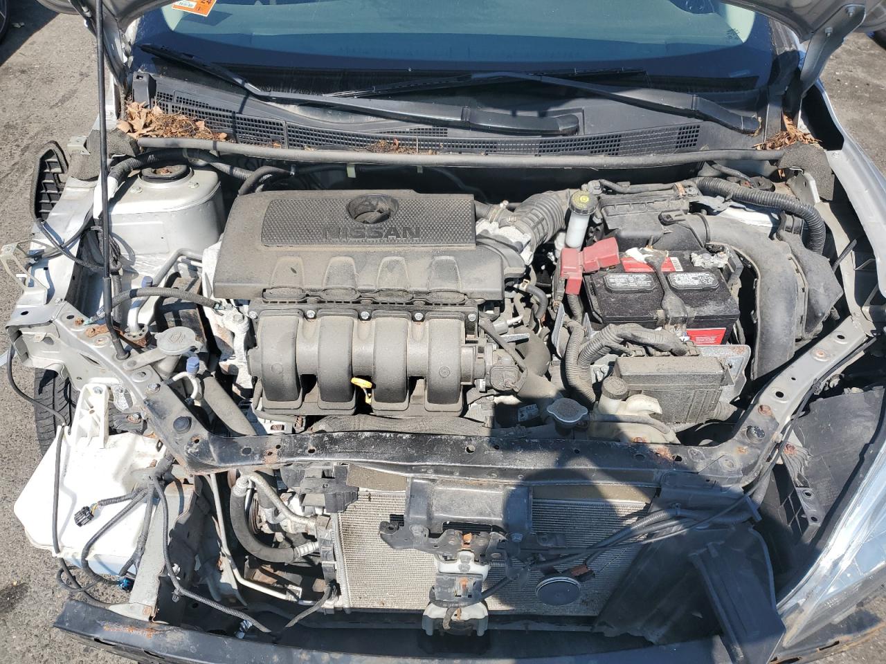 2015 Nissan Sentra VIN 3N1AB7APXFY313884 Copart auction photo, front end damage thumbnail 11