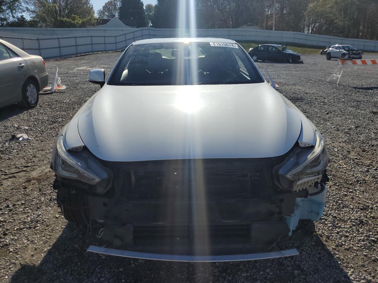 2017 Infiniti Q60 VIN JN1EV7EL7HM553660 Copart auction photo, all over damage thumbnail 5