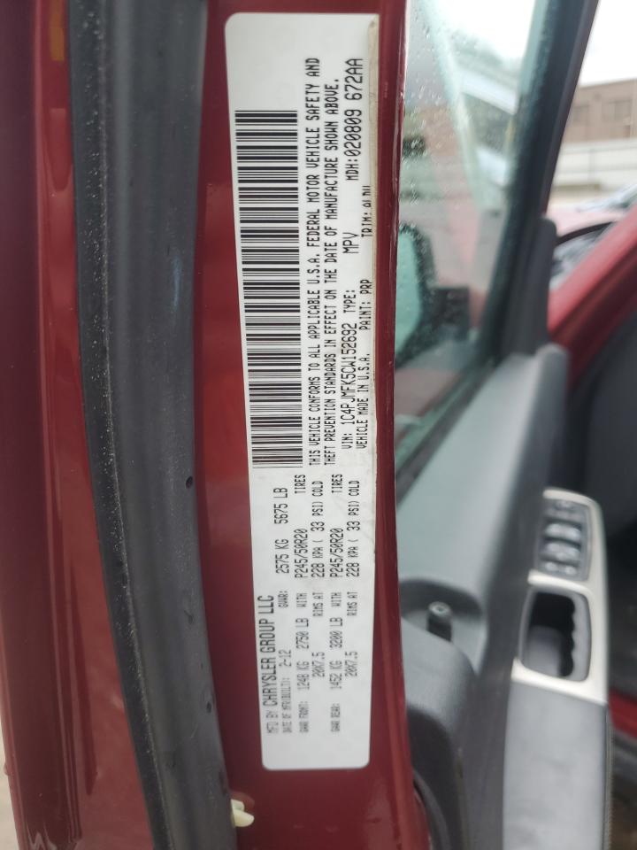 2012 Jeep Liberty (North America) VIN 1C4PJMFK5CW152692 Copart auction photo, front end damage thumbnail 13