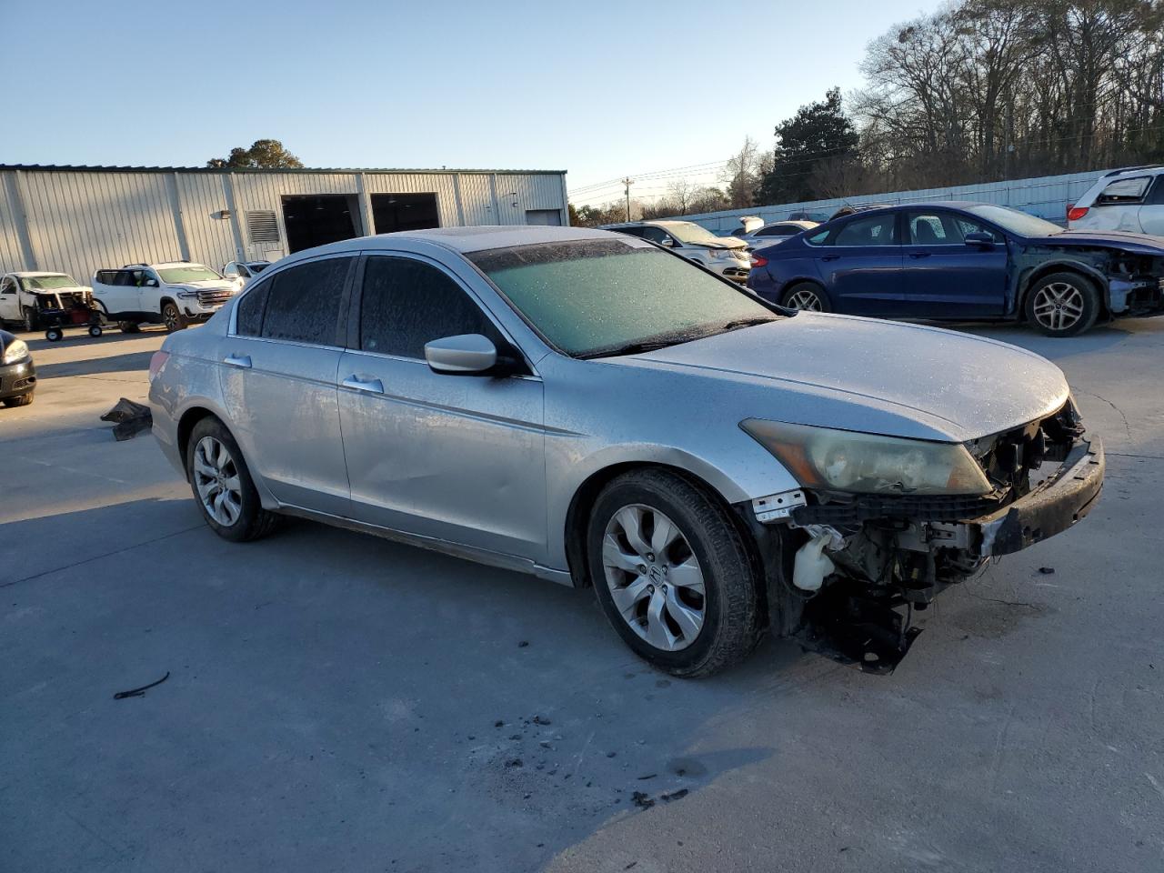 2008 Honda Accord VIN 1HGCP368X8A046076 Copart auction photo, front end damage thumbnail 4