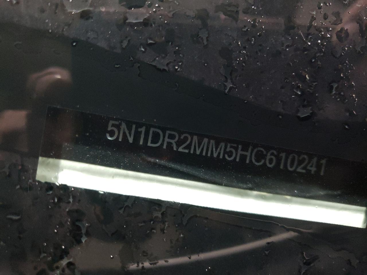 2017 Nissan Pathfinder VIN 5N1DR2MM5HC610241 Copart auction photo, front end damage thumbnail 15