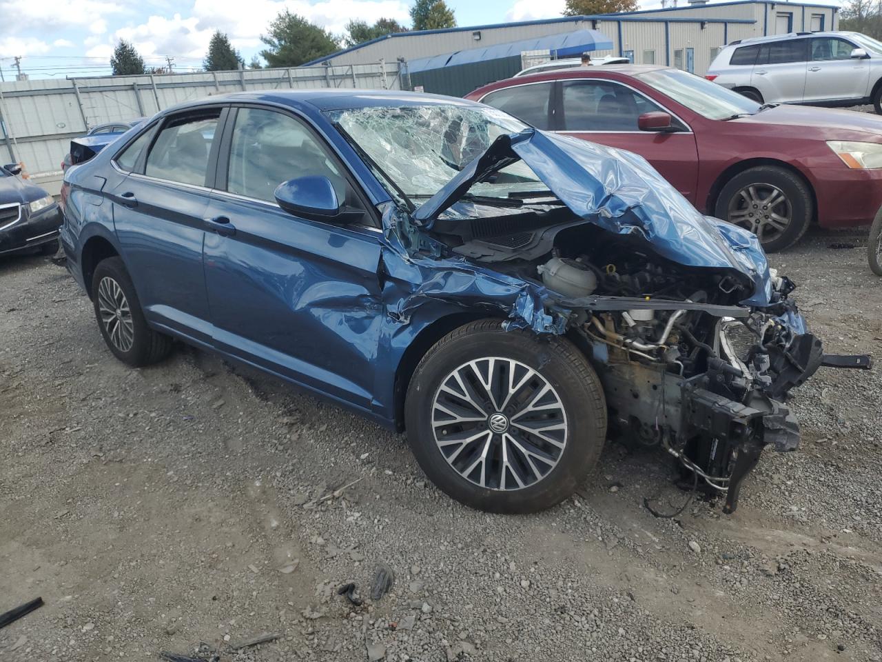 2019 Volkswagen Jetta VIN 3VWC57BU1KM038132 Copart auction photo, undercarriage / rollover damage thumbnail 4