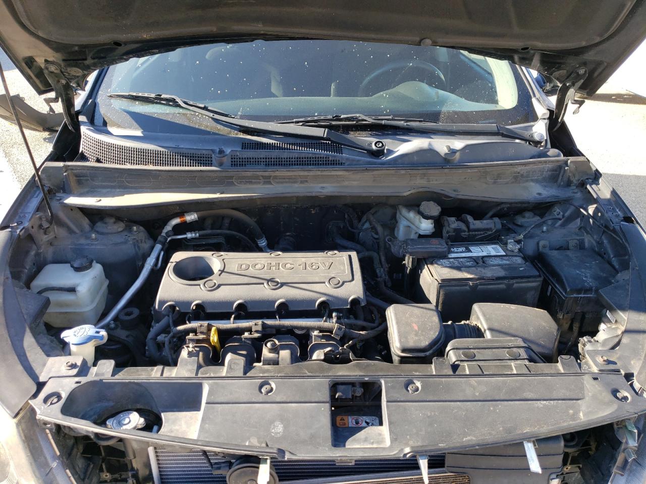 2013 KIA Sportage VIN KNDPB3A21D7456743 Copart auction photo, front end / side damage thumbnail 12
