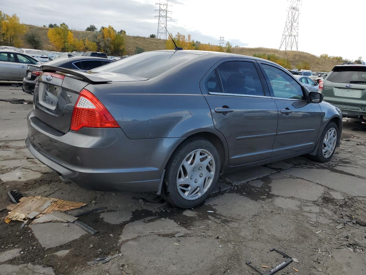 2010 Ford Fusion VIN 3FAHP0HG7AR202986 Copart auction photo, rear end damage thumbnail 3