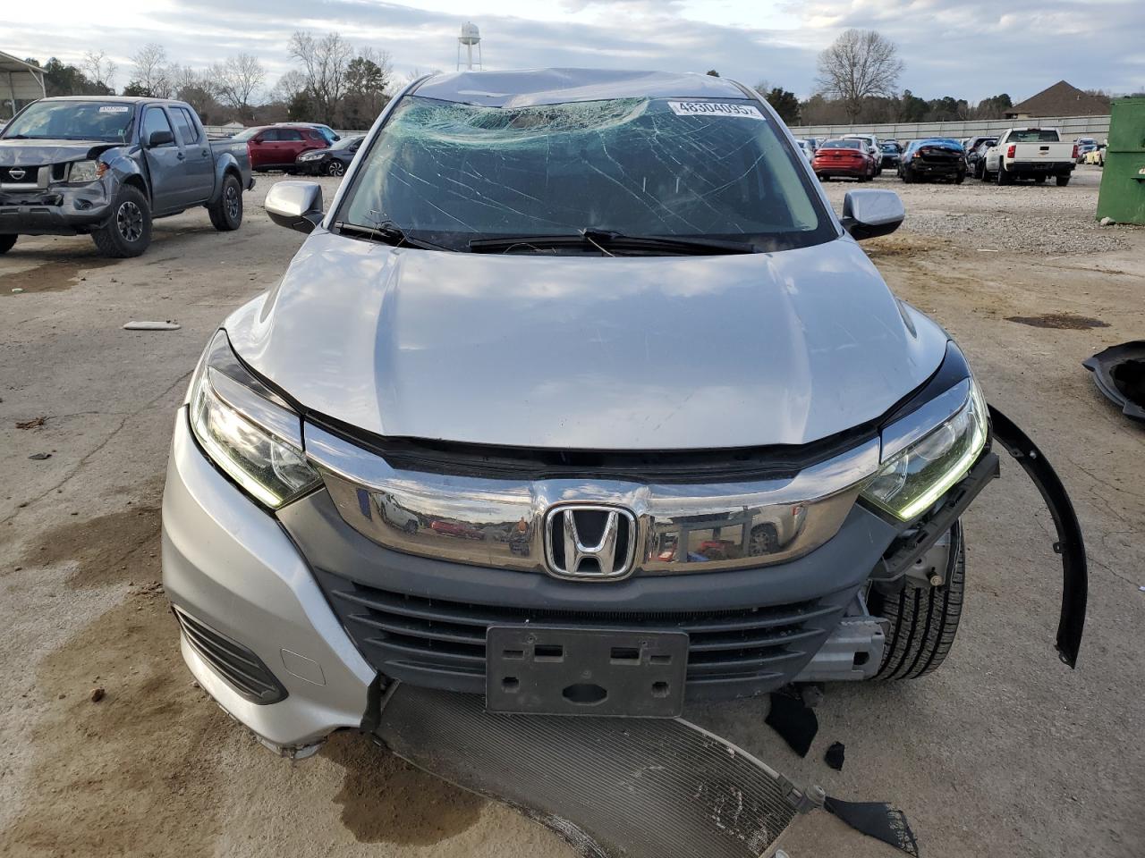 2019 Honda HR-V VIN 3CZRU5H3XKG713990 Copart auction photo, front end / top/roof damage thumbnail 5