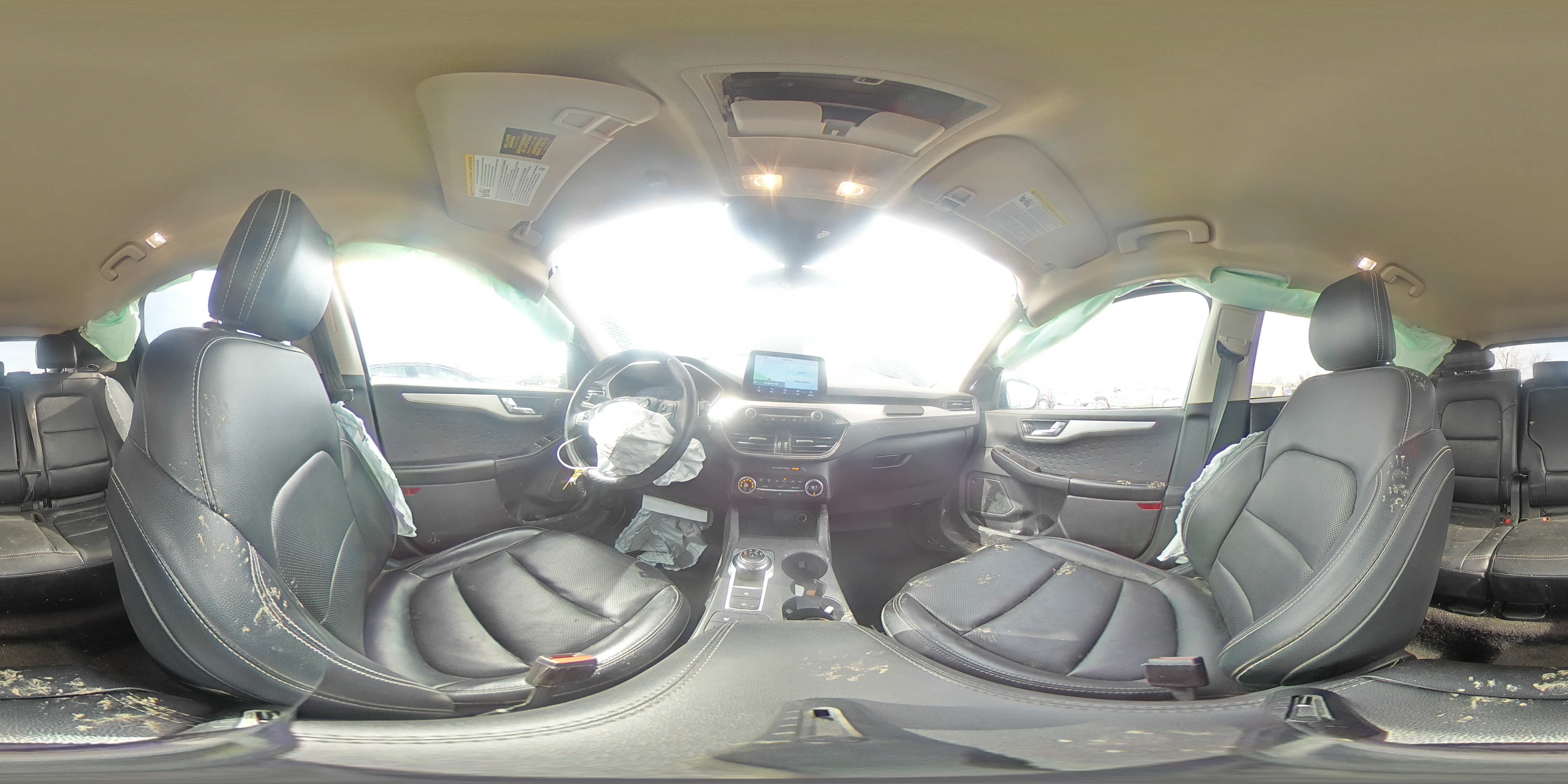 2020 Ford Escape VIN 1FMCU9H62LUA59509 Copart auction photo, rollover damage thumbnail 13