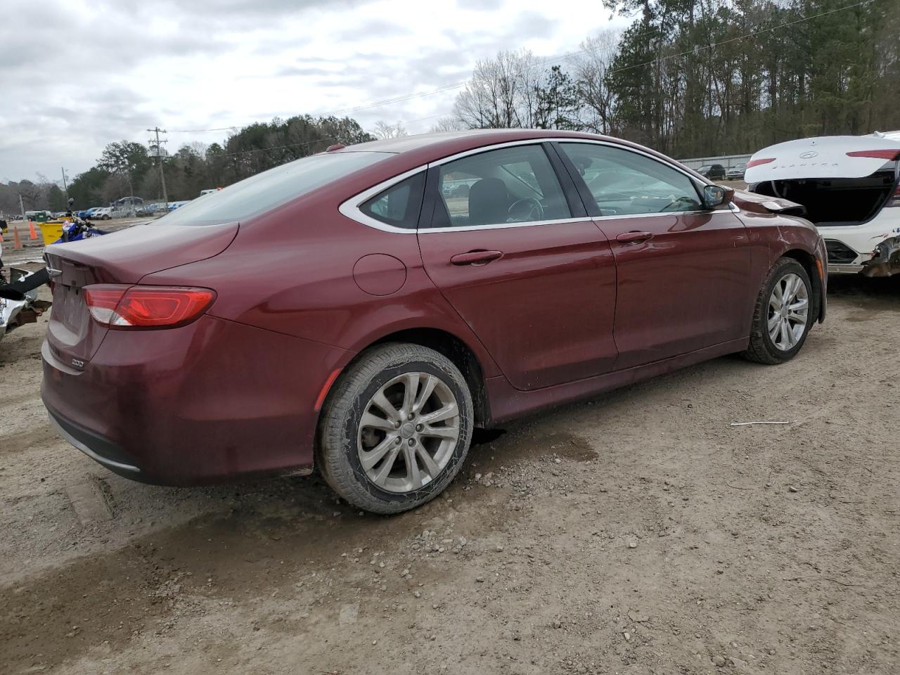 2015 Chrysler 200 VIN 1C3CCCABXFN688224 Copart auction photo, front end damage thumbnail 3