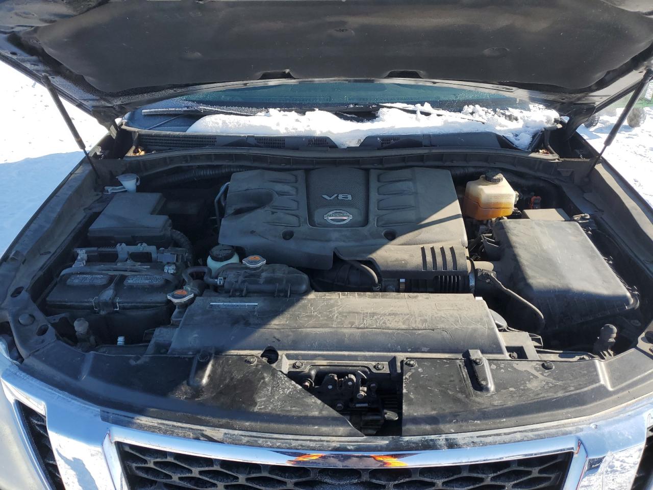 2017 Nissan Armada VIN JN8AY2NC9H9502674 Copart auction photo, side damage thumbnail 12