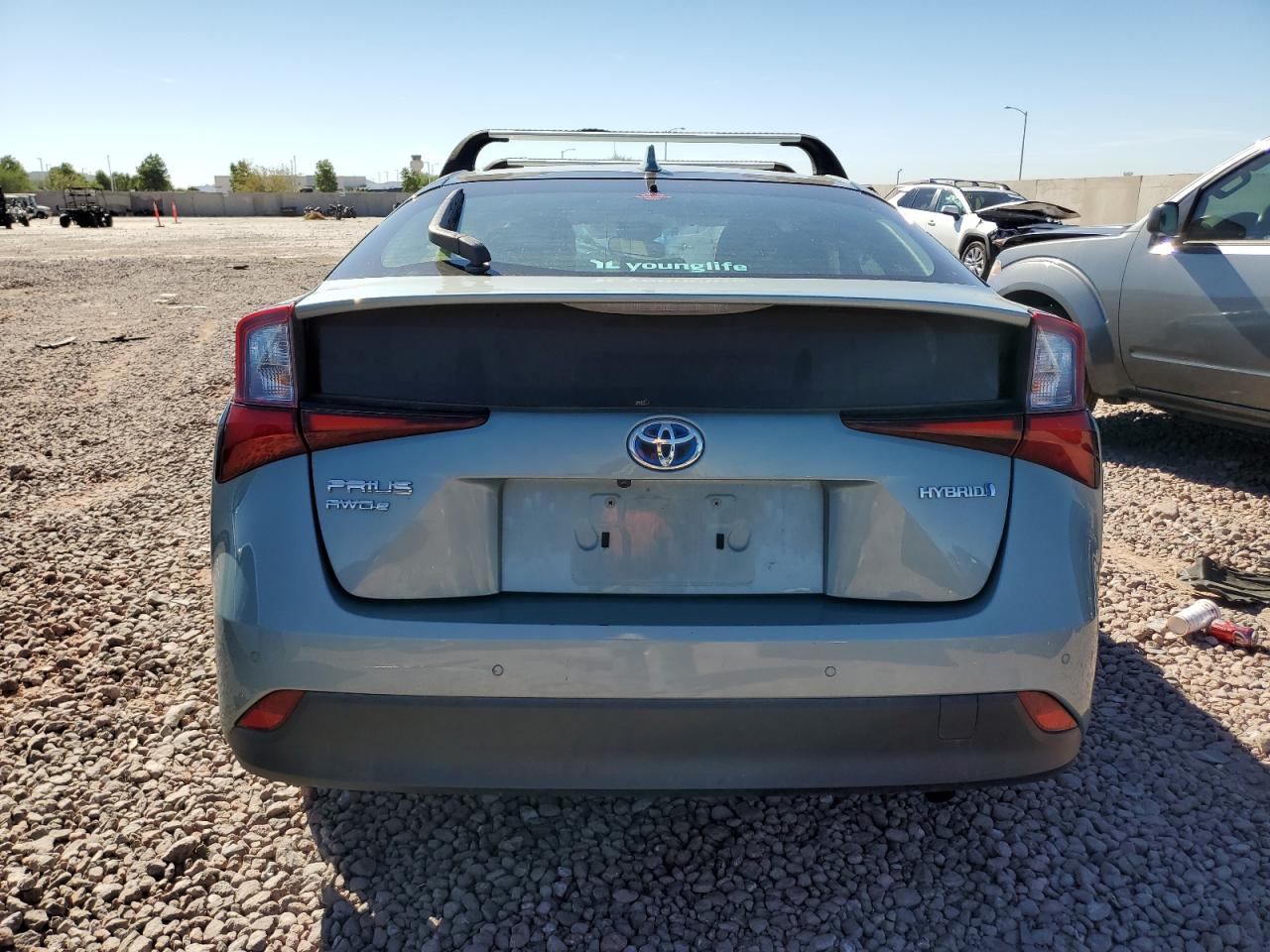 2019 Toyota Prius VIN JTDL9RFU0K3011518 Copart auction photo, front end damage thumbnail 6