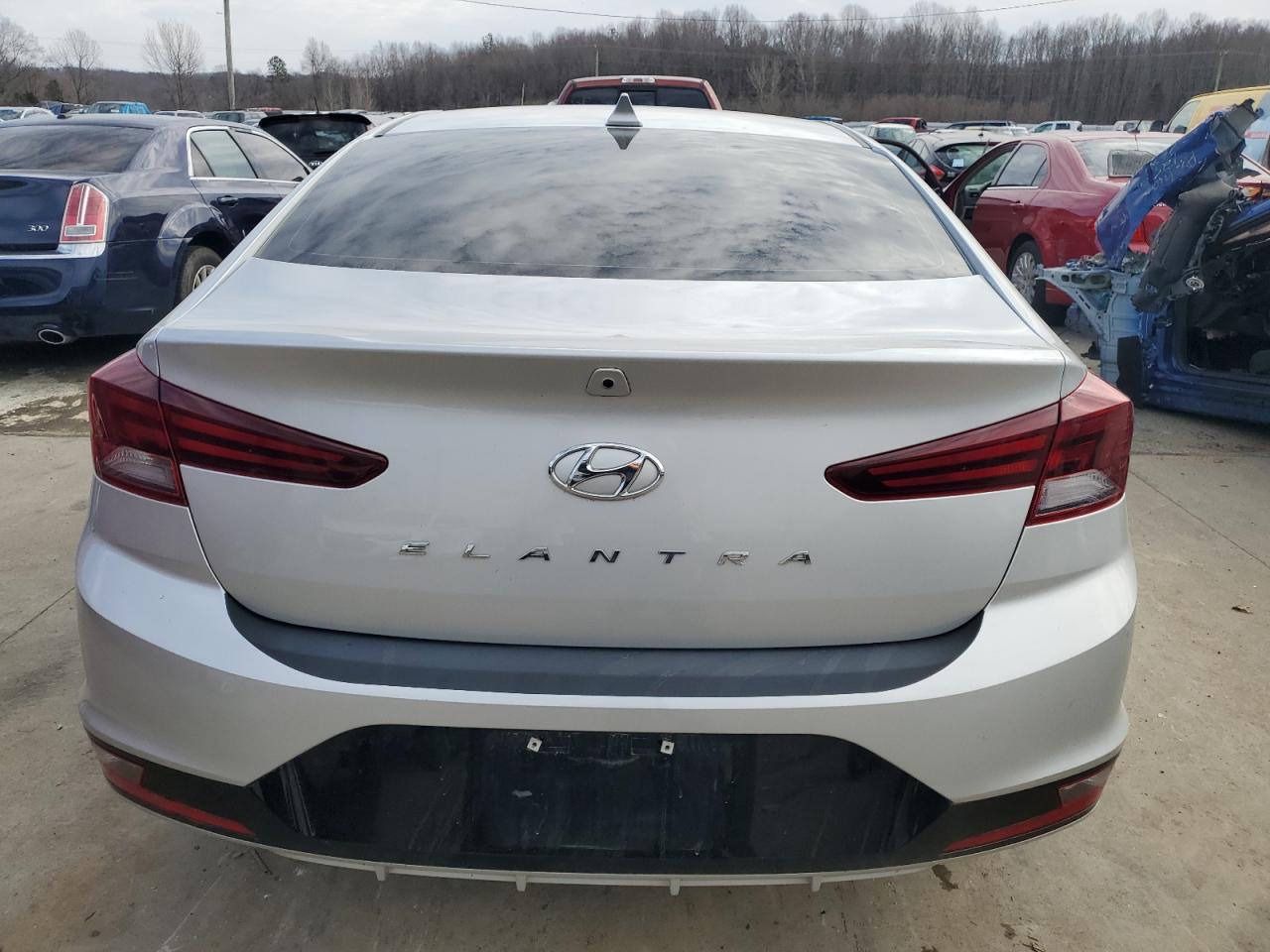 2019 Hyundai Elantra VIN 5NPD84LF2KH461238 Copart auction photo, front end / undercarriage damage thumbnail 6